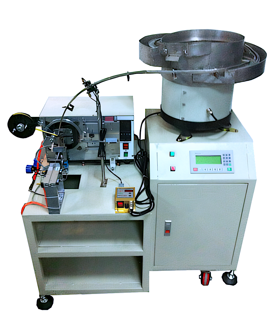 PME-1648XA Fully Auto Coil Taping Machine with Bowl Feeder