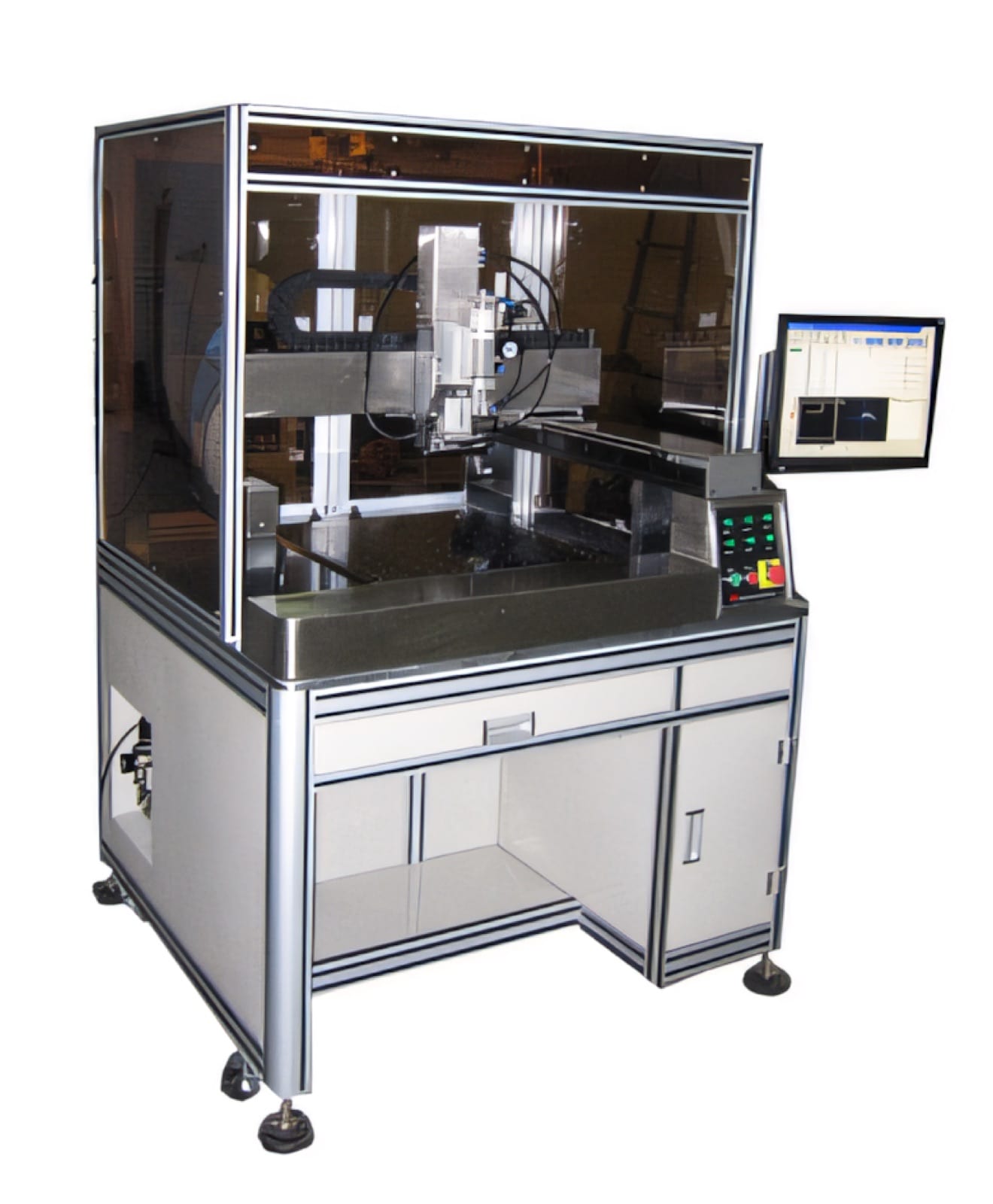 PME-R500A Auto Conductive Glue Dispensing Machine with Rotary Axis